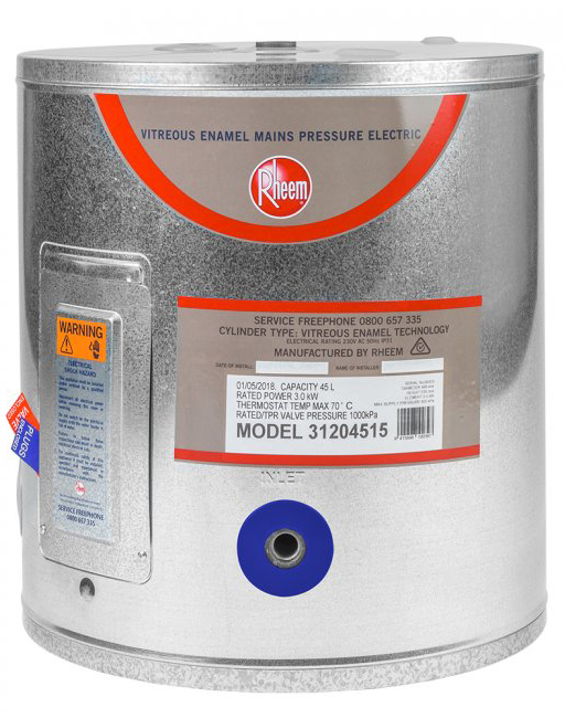 Rheem 45L hot water cylinder